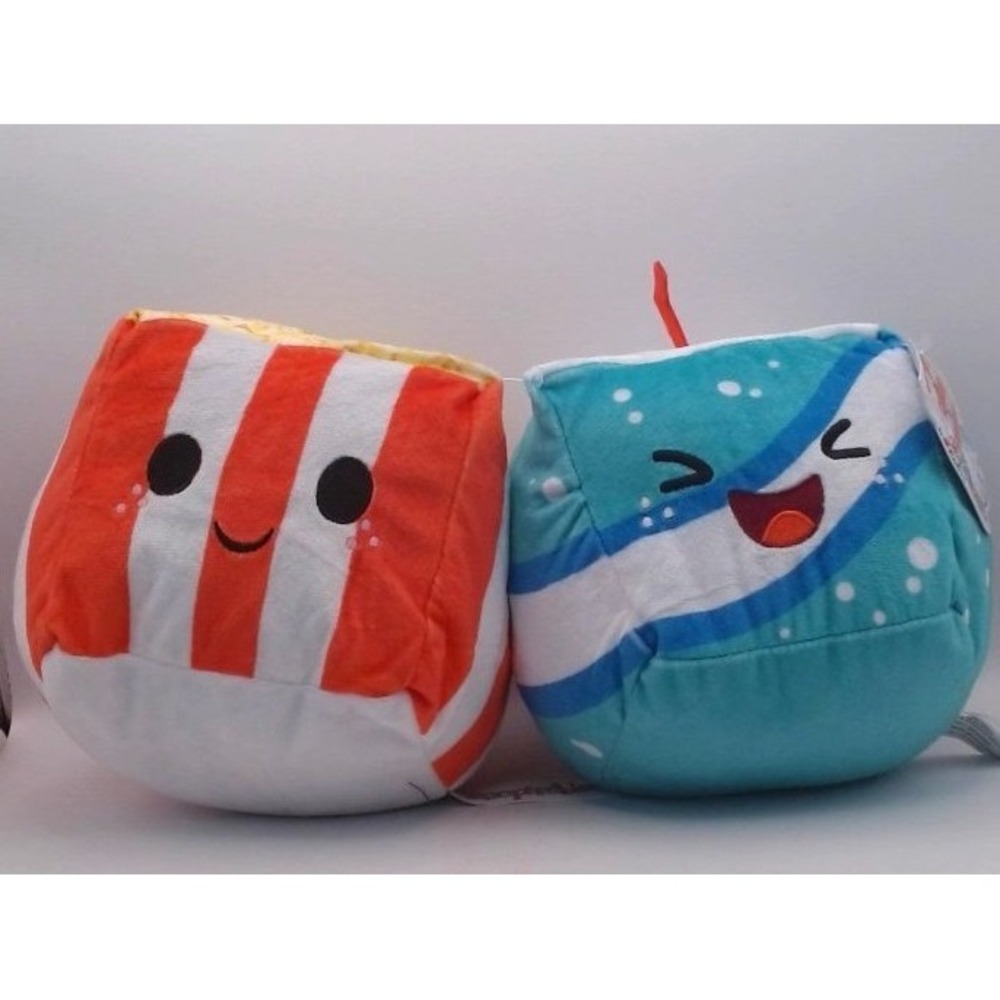 Inseparables - Magnetic Popcorn &‎ Soda Stuffed Animals - BRAND NEW WITH TAGS